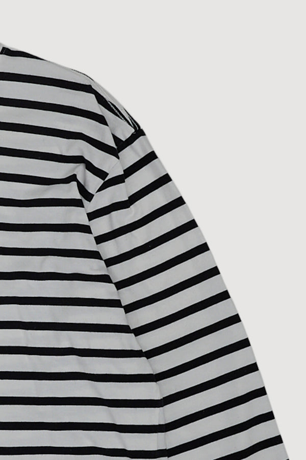 Re-Worn Womens Stripe Long Sleeve Tee