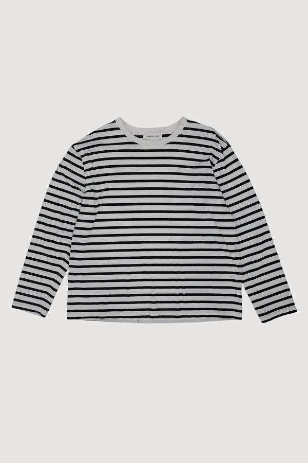 Re-Worn Womens Stripe Long Sleeve Tee