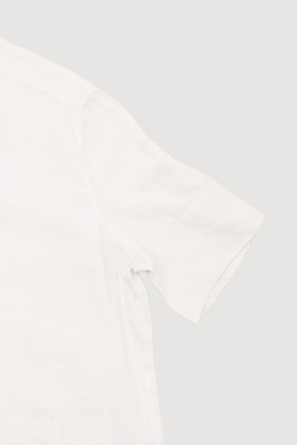 Re-Worn Womens Linen Short Sleeve Shirt