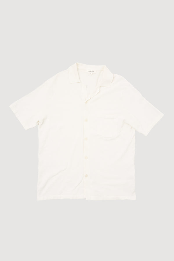 Re-Worn Mens Textured Short Sleeve Shirt