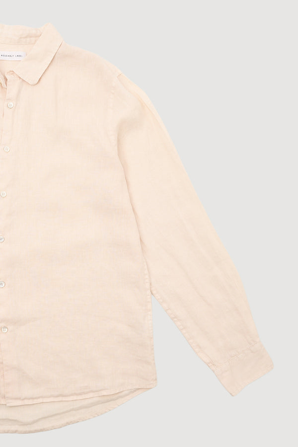 Re-Worn Mens Linen Long Sleeve Shirt