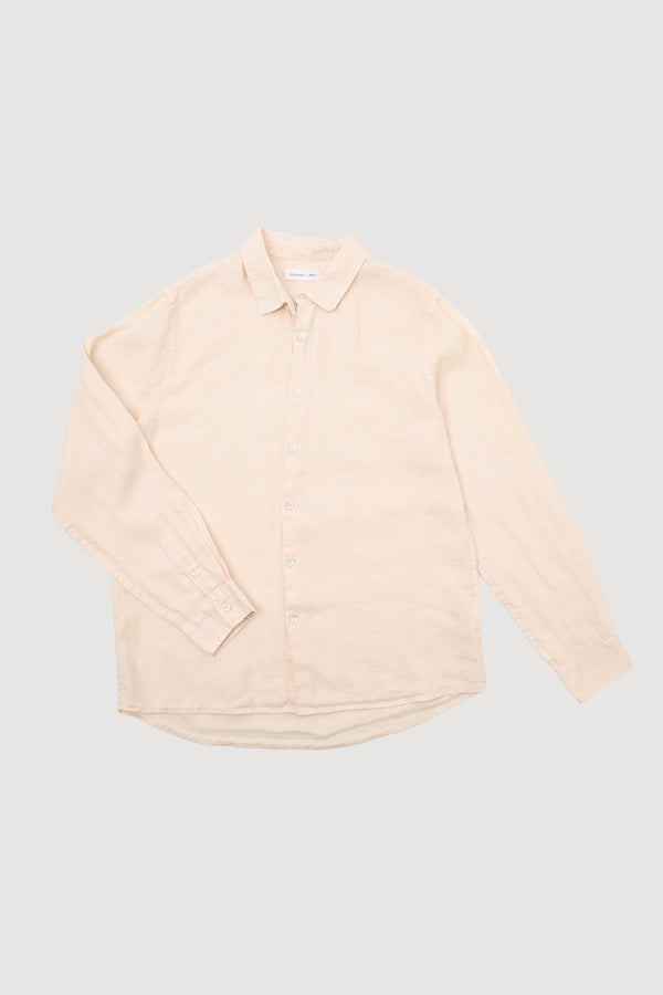 Re-Worn Mens Linen Long Sleeve Shirt