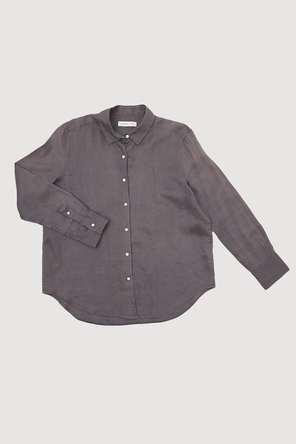 Re-Worn Womens Linen Long Sleeve Shirt