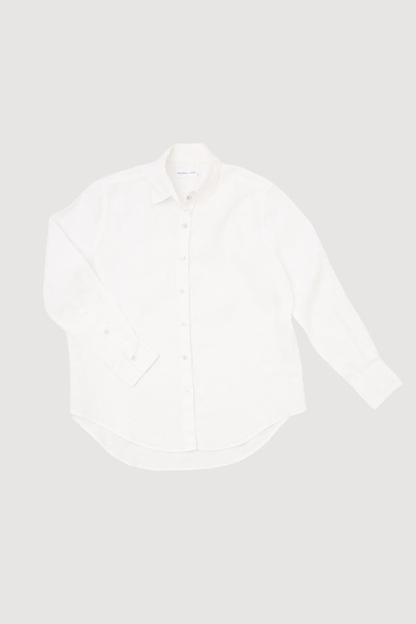 Re-Worn Womens Linen Long Sleeve Shirt
