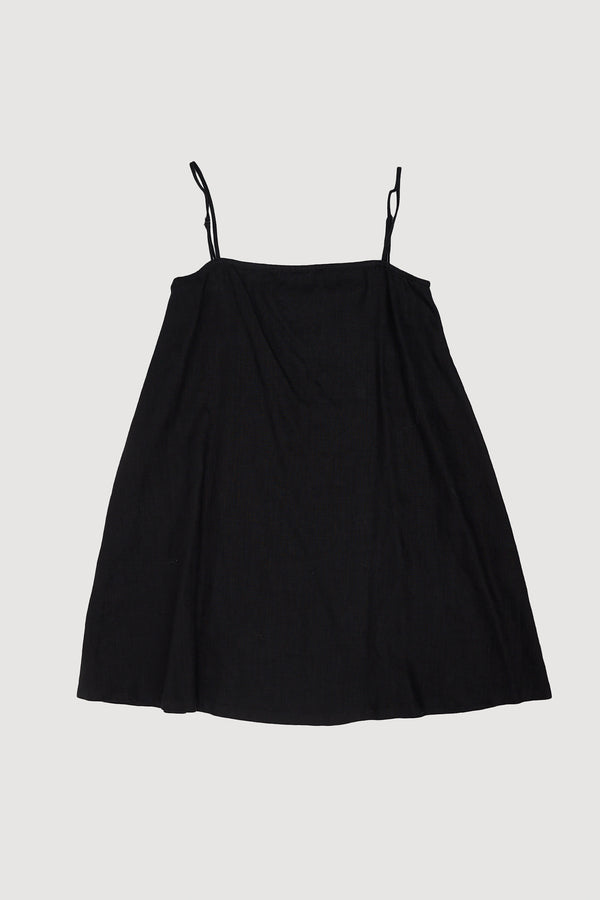 Re-Worn Womens Linen Slip Dress