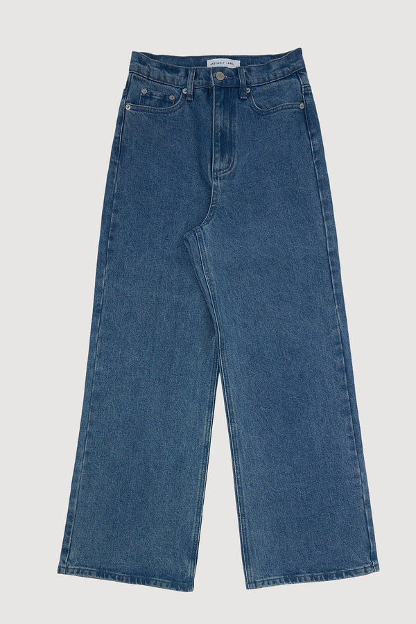 Re-Worn Womens Denim Wide Leg Jean