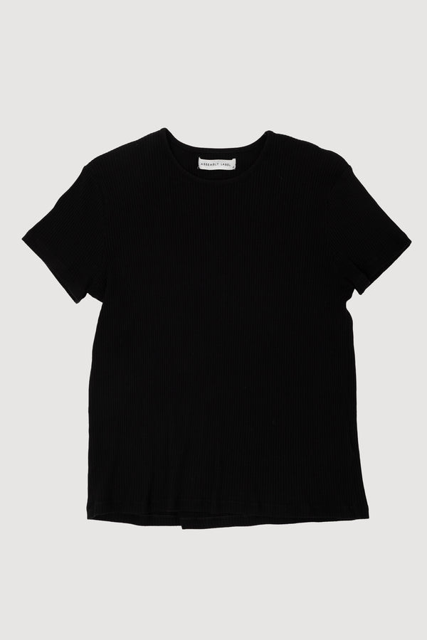 Re-Worn Womens Cotton Blend Textured Tee