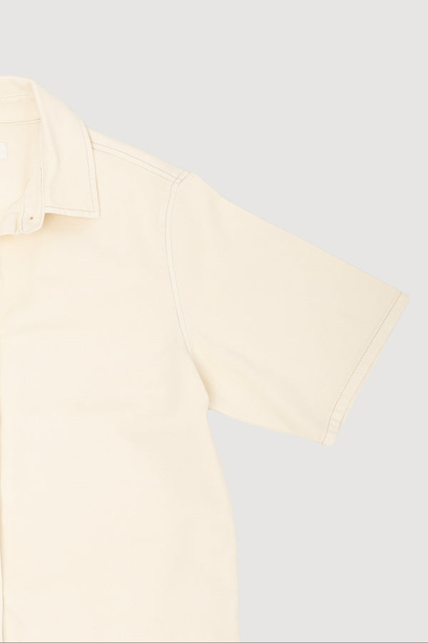 Re-Worn Womens Cotton Denim Boxy Shirt
