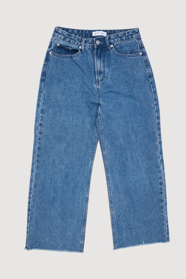 Re-Worn Womens Denim Wide Leg Jean
