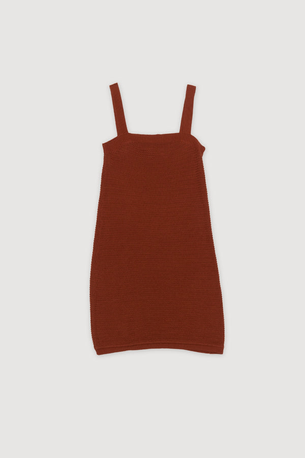 Re-Worn Womens Cotton Textured Tank Dress