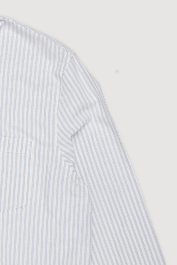 Re-Worn Mens Cotton Stripe Long Sleeve Shirt
