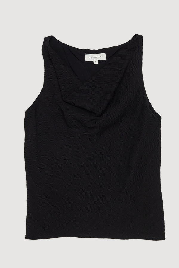 Re-Worn Womens Linen Blend Top