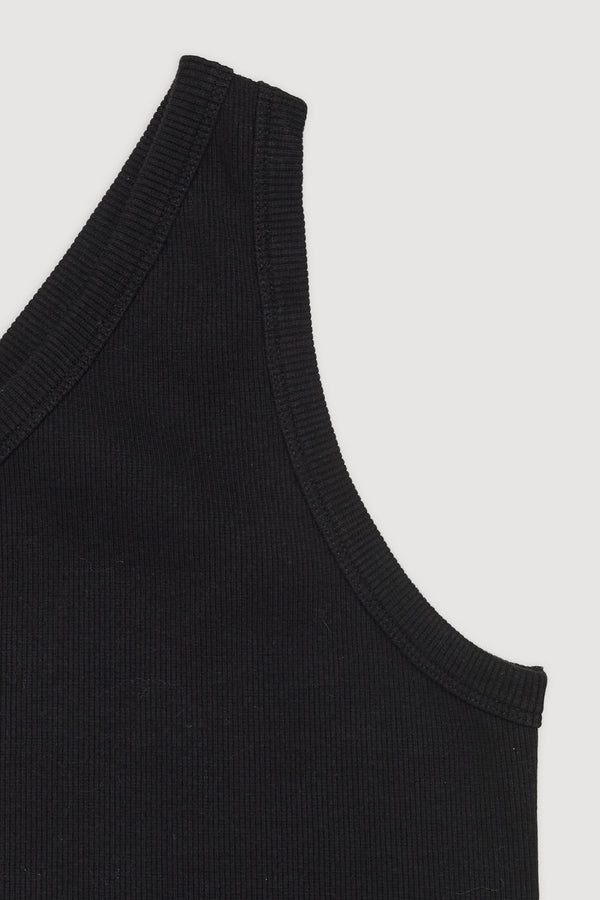 Re-Worn Womens Organic Cotton Yarn Blend Textured One Shoulder Top