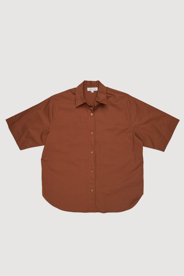 Re-Worn Womens Cotton Short Sleeve Shirt