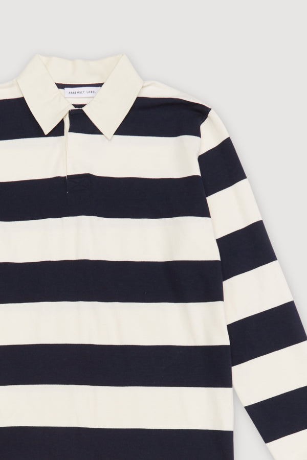 Re-Worn Mens Cotton Stripe Long Sleeve