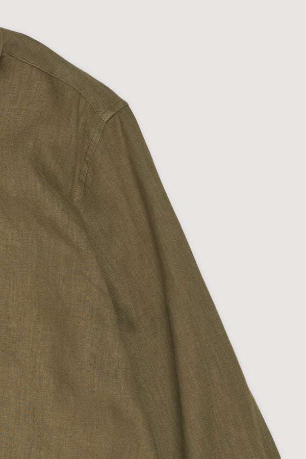 Re-Worn Mens Linen Long Sleeve Shirt