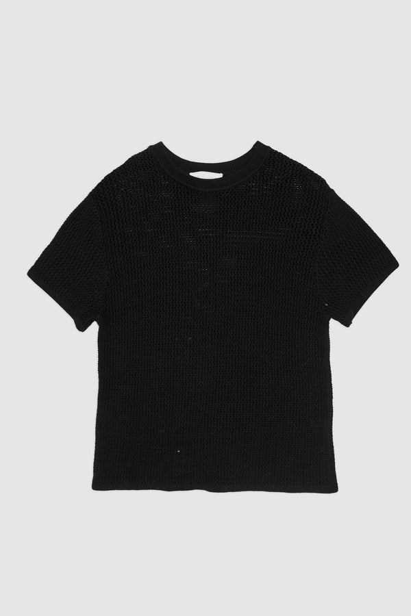 Re-Worn Womens Cotton Blend Textured Knit Shirt