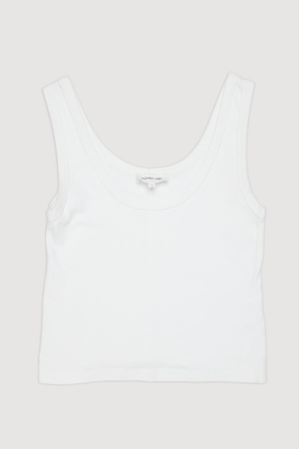 Re-Worn Womens Organic Cotton Textured Tank