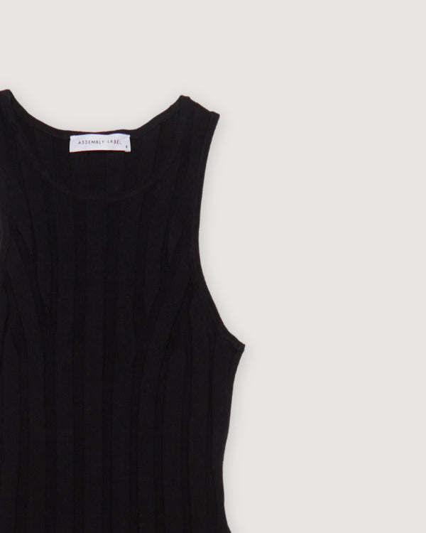 Re-Worn Womens Cotton Textured Tank Dress
