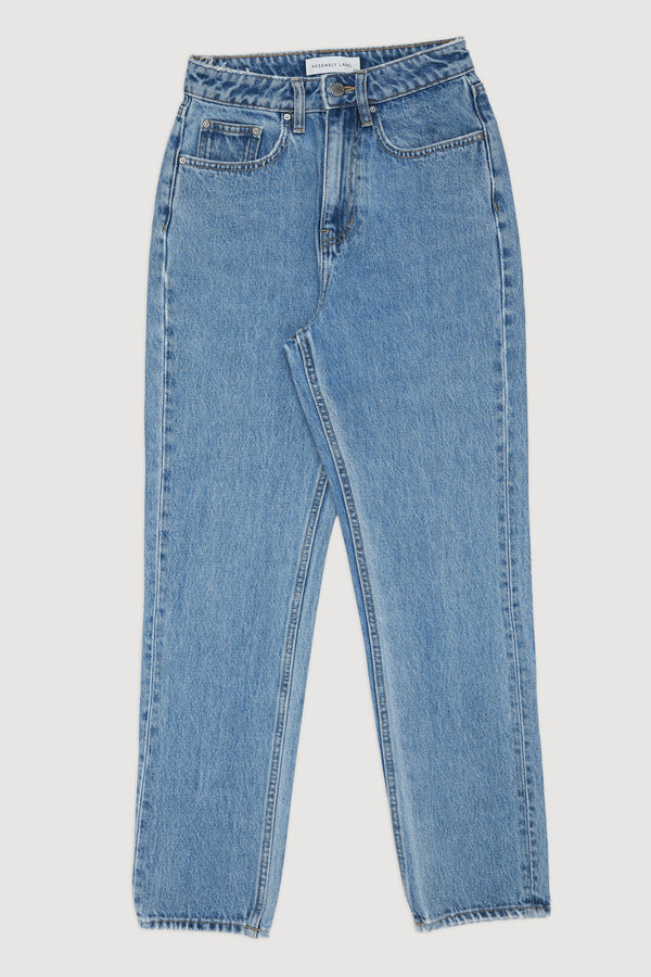 Re-Worn Womens Denim Straight Leg Jean