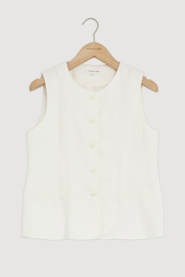 Re-Worn Womens Linen Top