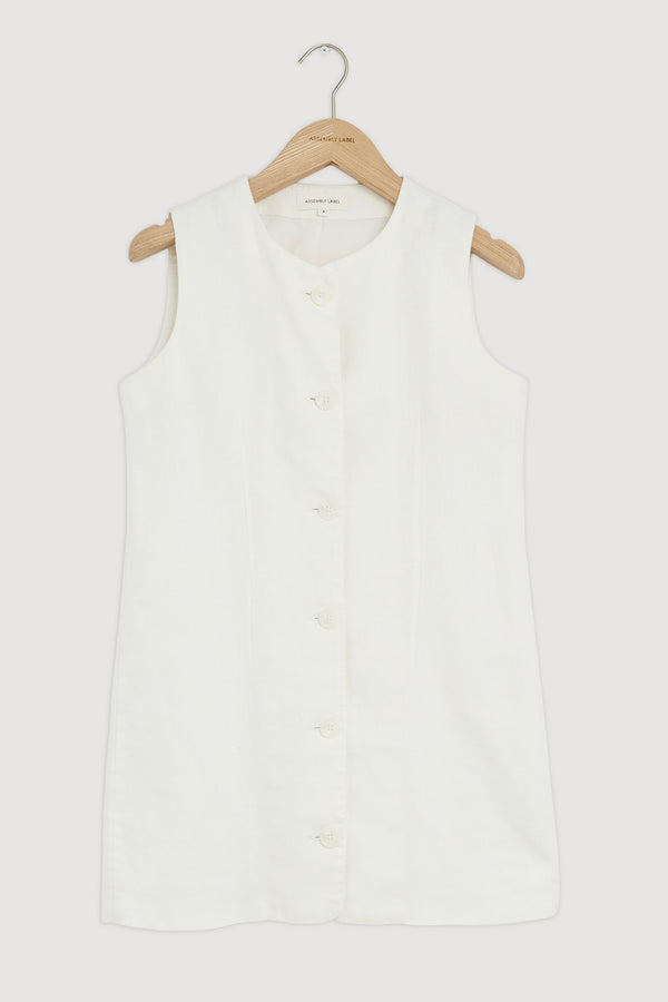 Re-Worn Coralie Linen Mini Dress