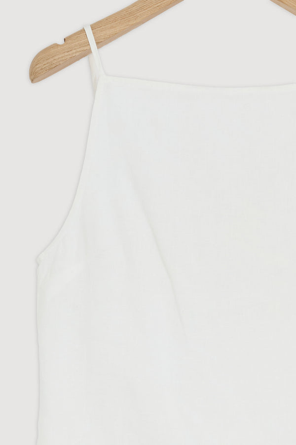 Re-Worn Womens Linen Mini Dress