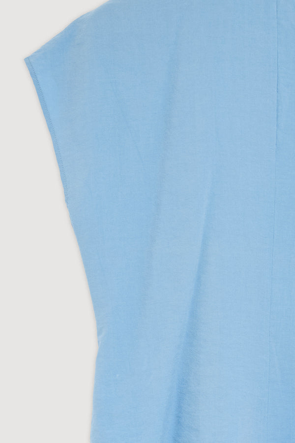 Re-Worn Womens Silk Blend Textured Short Sleeve Shirt