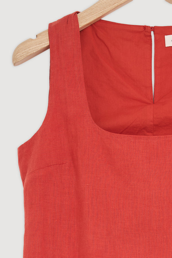 Re-Worn Womens Linen Top