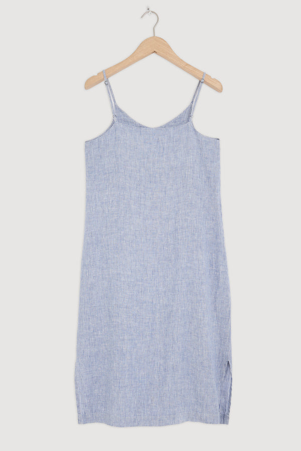 Re-Worn Womens Linen Slip Dress