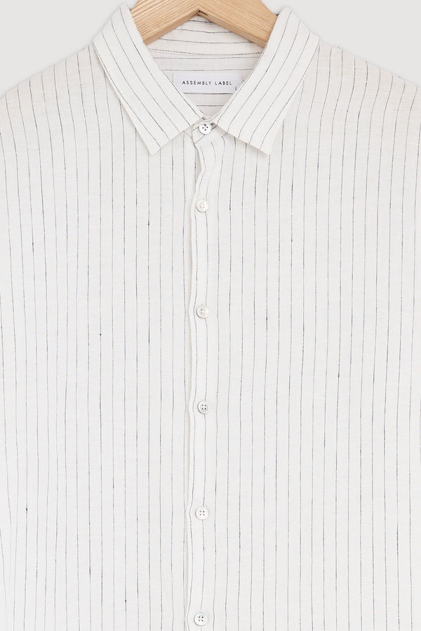 Re-Worn Mens Linen Long Sleeve Shirt