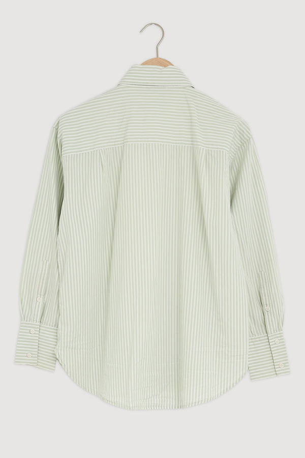 Re-Worn Womens Cotton Stripe Shirt