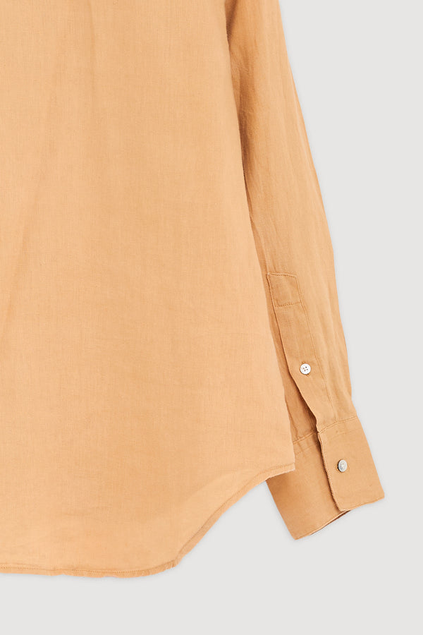 Re-Worn Womens Linen Long Sleeve Shirt