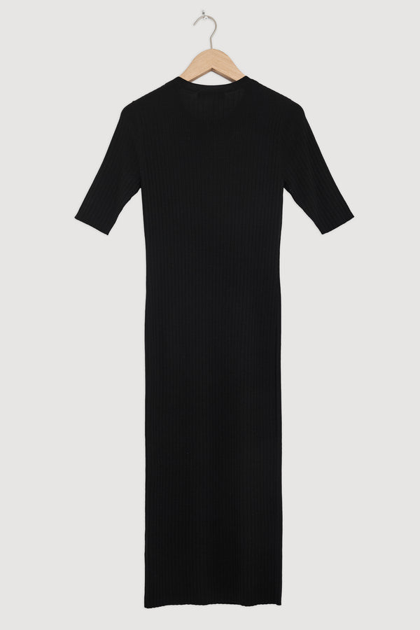 Re-Worn Womens Wool Textured Dress