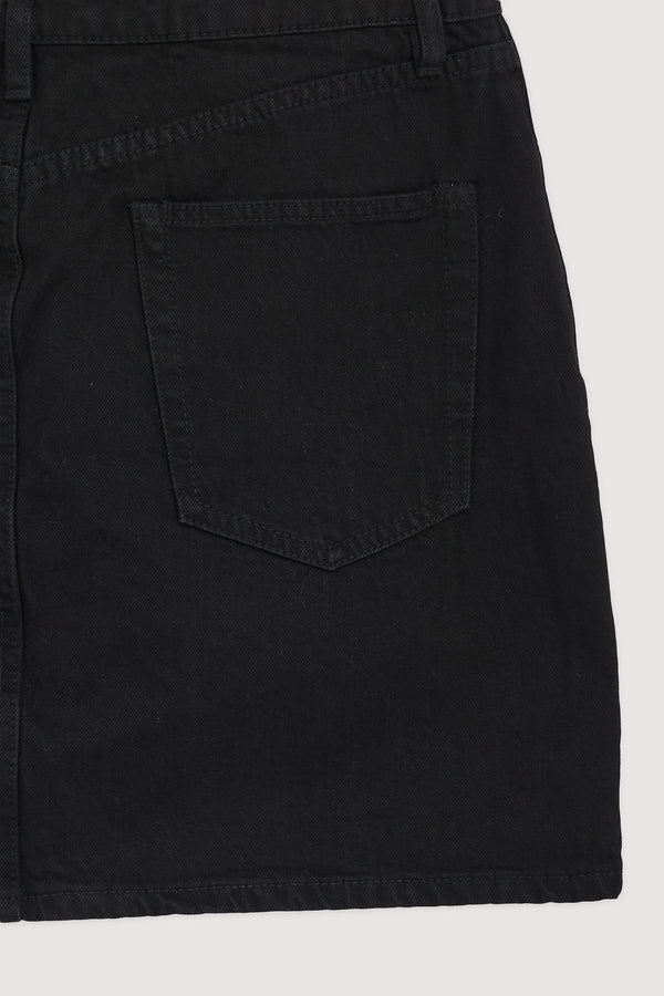 Re-Worn Womens Denim Mini Skirt