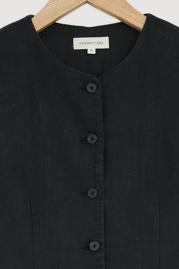 Re-Worn Calla Linen Top