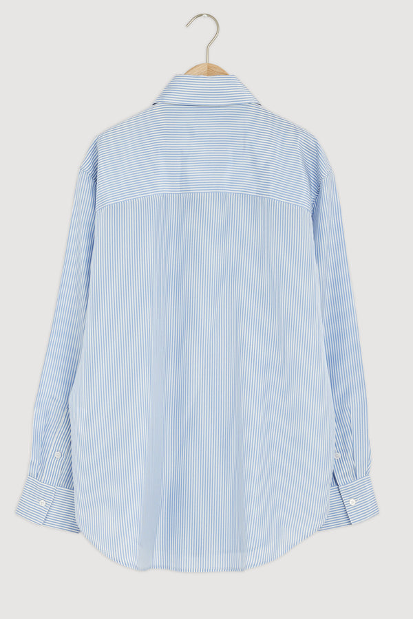 Re-Worn Spencer Stripe Silk Shirt