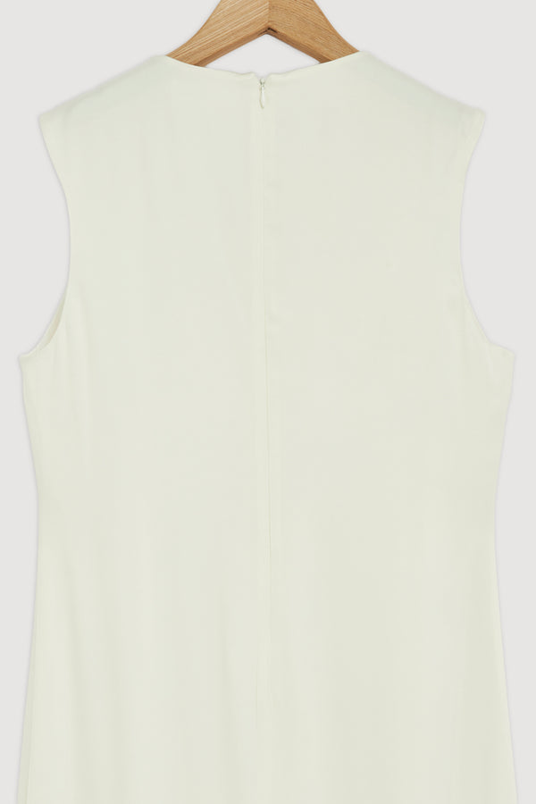 Re-Worn Leah Asymmetric Drape Maxi Dress