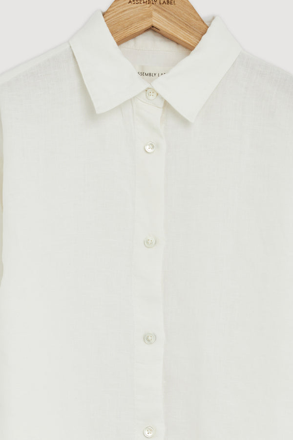 Re-Worn Lilah Linen Boxy Shirt