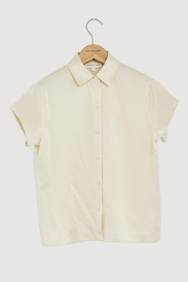 Re-Worn Karri Silk Short Sleeve Shirt