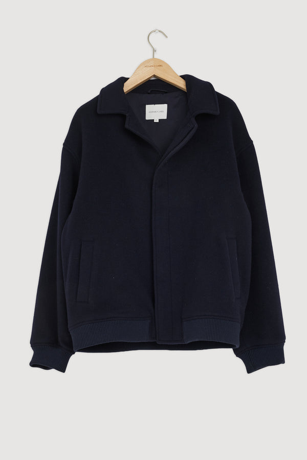 Re-Worn Harrington Wool Bomber Jacket
