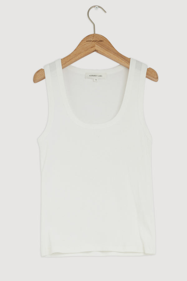 Re-Worn Robyn Scoop Neck Rib Tank