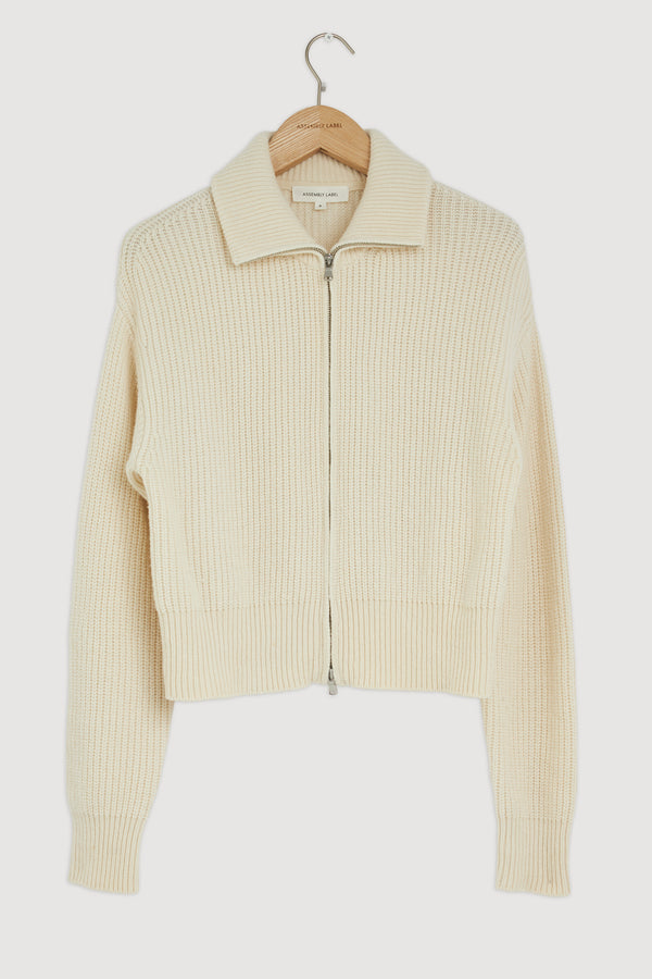 Re-Worn Kaia Wool Zip Sweater