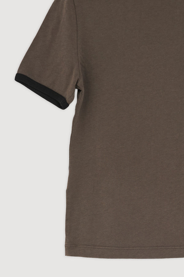 Re-Worn Kourt Contrast Bind Tee