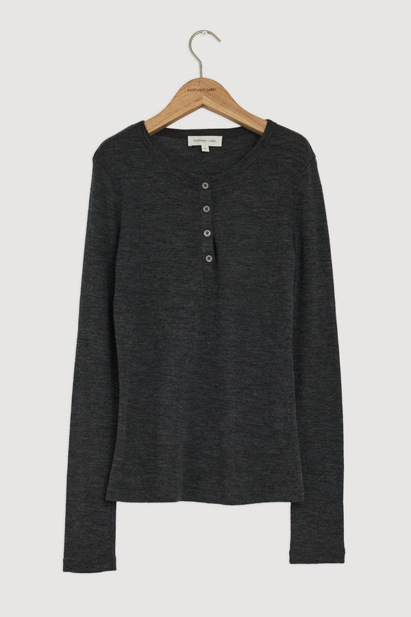Re-Worn Nora Merino Wool Henley