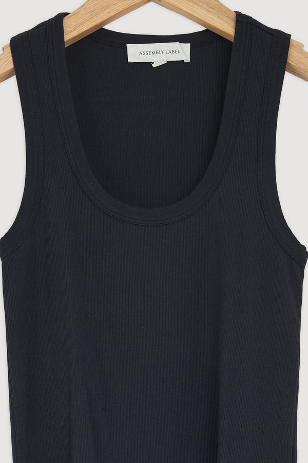Re-Worn Robyn Scoop Neck Rib Tank