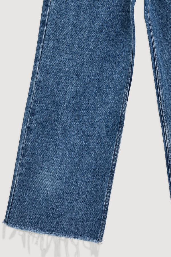 Re-Worn Womens Denim Wide Leg Jean