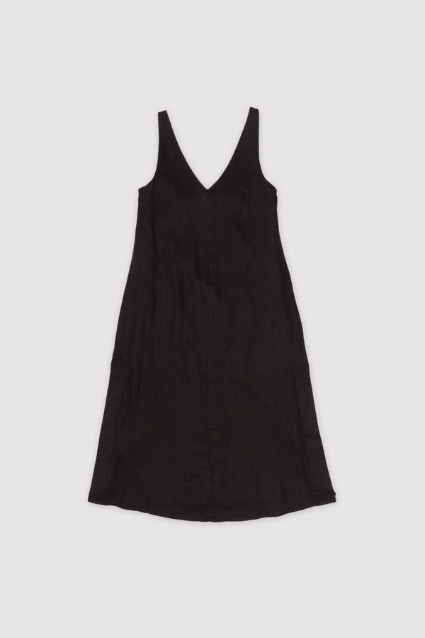 Re-Worn Womens Linen Slip Dress