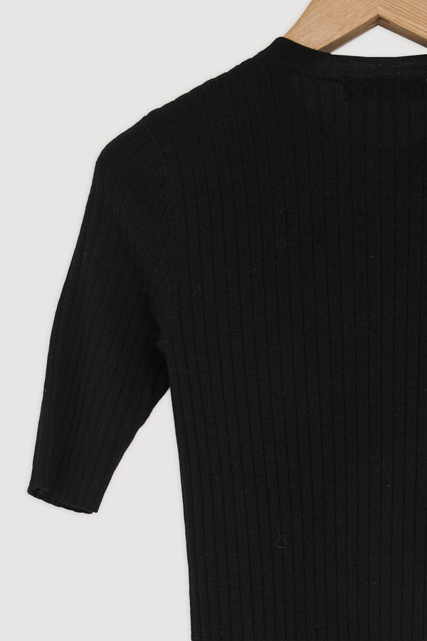Re-Worn Womens Wool Textured Dress