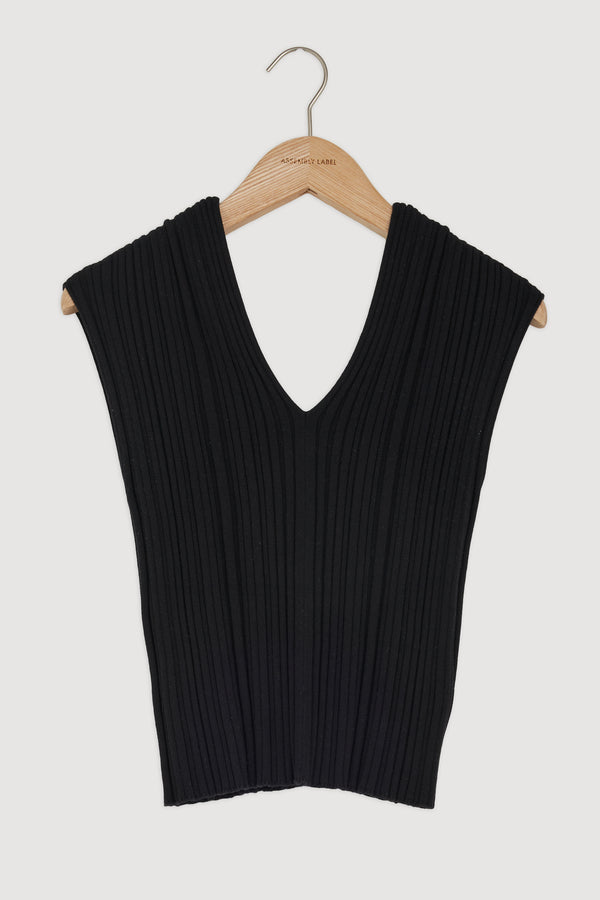 Re-Worn Womens Cotton Blend Textured Knit Top